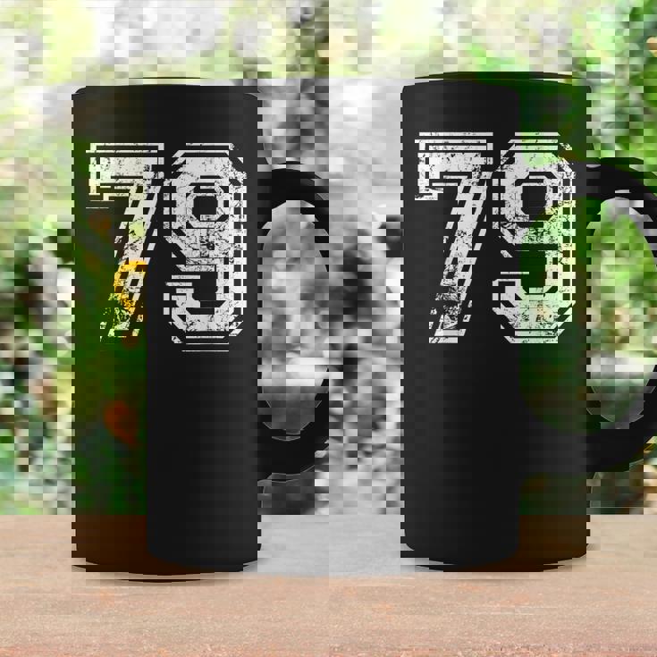 数字 79 ヴィンテージ 1979 誕生日 ヴィンテージ風 コーヒーマグ ギフトのアイデア