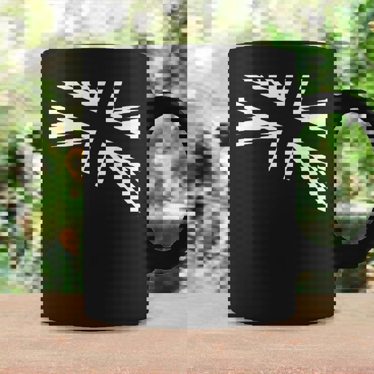 旗愛好家のためのユニオンジャックのホワイトデザイン。 コーヒーマグ ギフトのアイデア