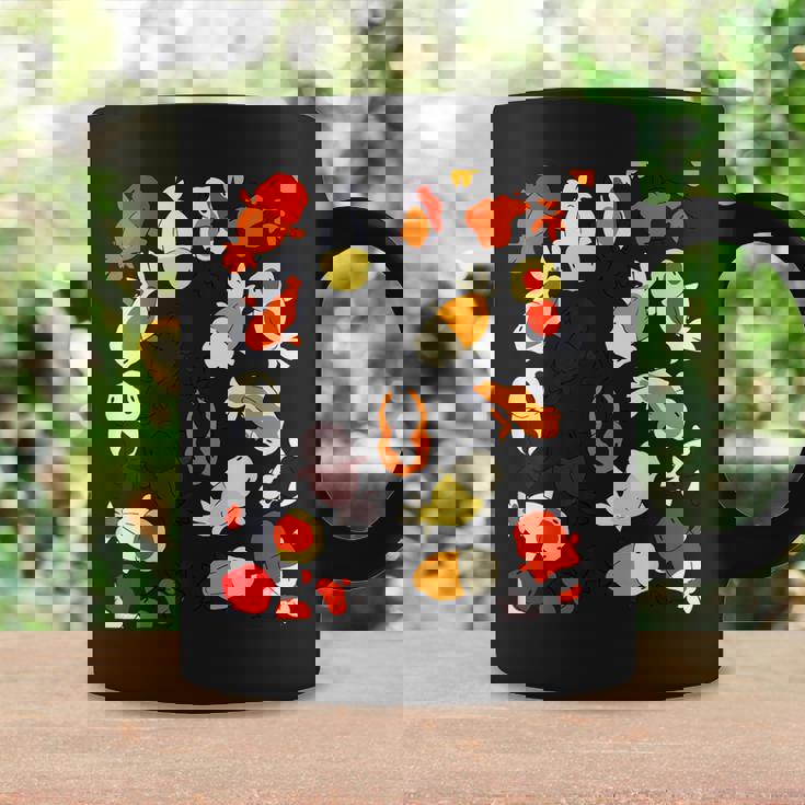 日本のランチュウ 金魚グラフィック コーヒーマグ ギフトのアイデア