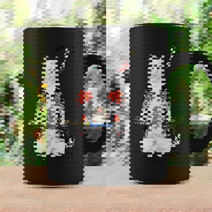 日本の侍猫刀忍者 ヤクザタトゥー コーヒーマグ ギフトのアイデア