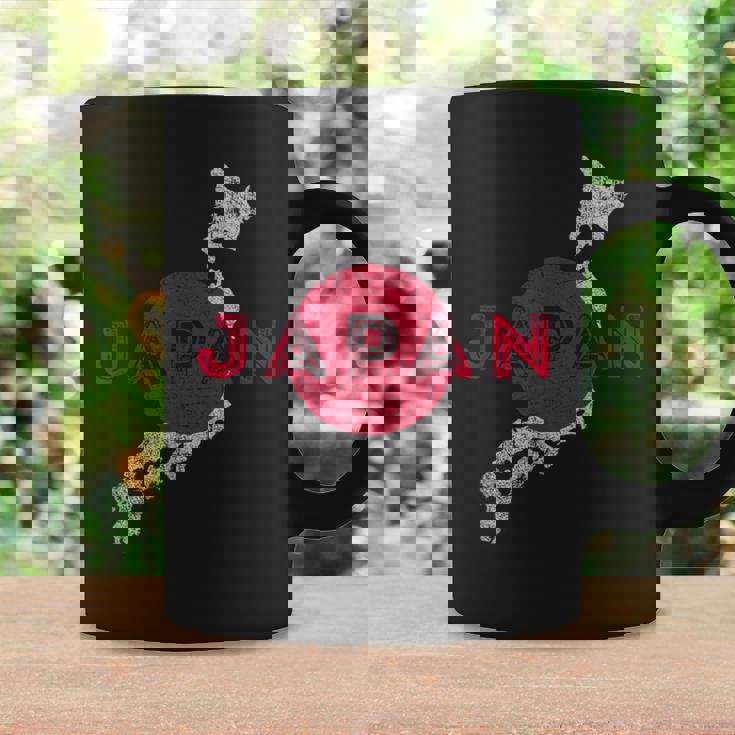 日本の地図と旗 日本のお土産 コーヒーマグ ギフトのアイデア