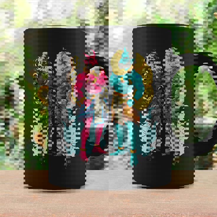 日本の神々 風神と雷神 コーヒーマグ ギフトのアイデア