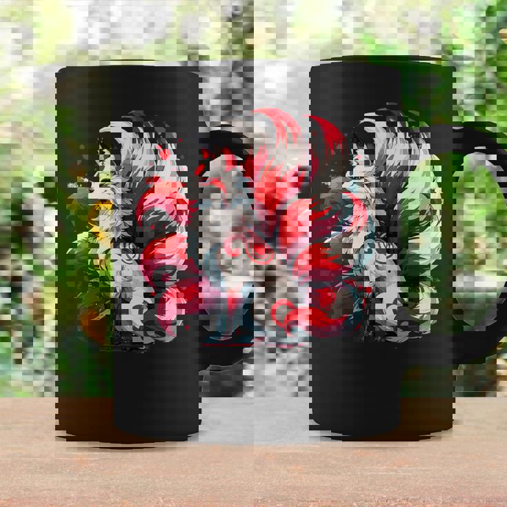 日本アニメ キツネ 九尾 コーヒーマグ ギフトのアイデア