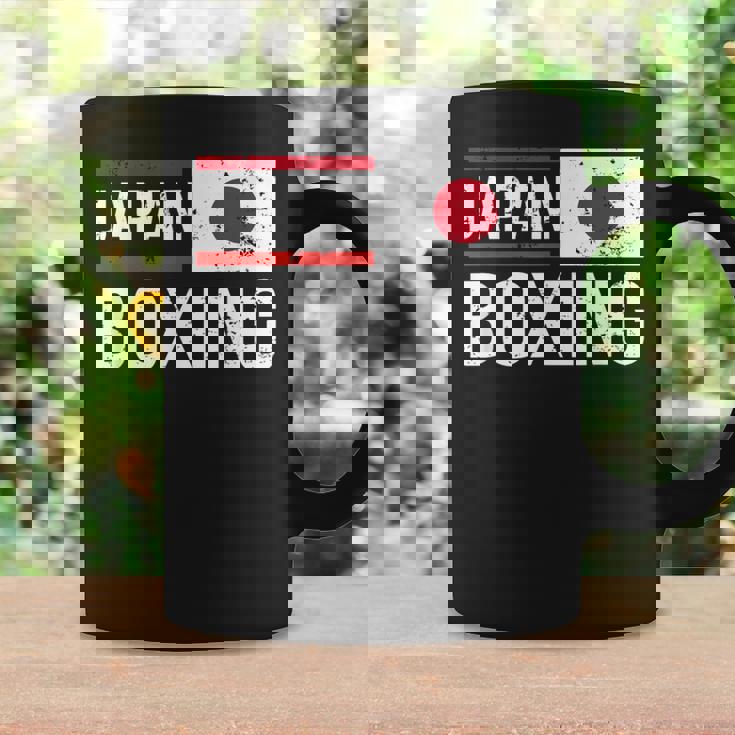 日本ボクシング日本旗スポーツジムスパーリングアマチュアスポーツ コーヒーマグ ギフトのアイデア