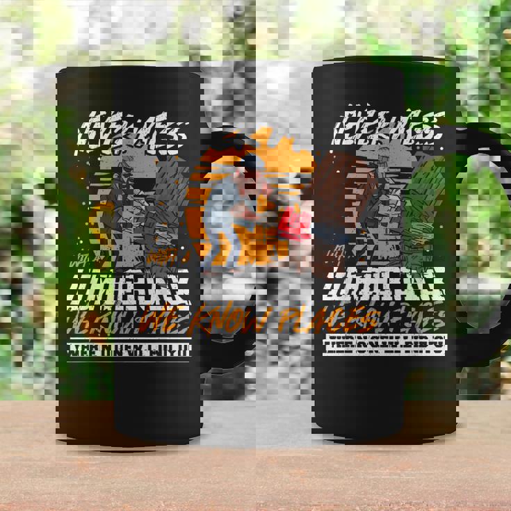 木こりを汚さない面白いロギング引用 コーヒーマグ ギフトのアイデア