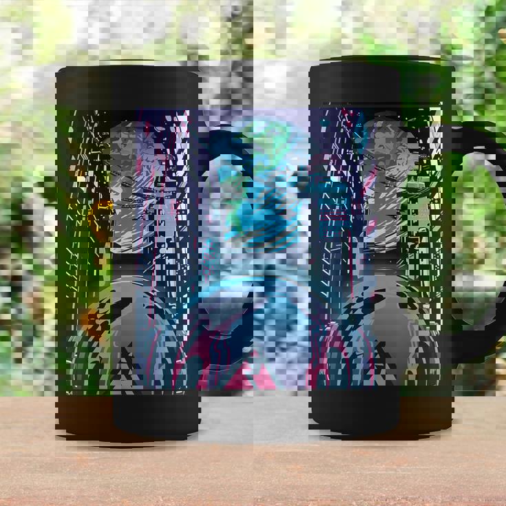 未来都市美学宇宙ハイテクホーム コーヒーマグ ギフトのアイデア