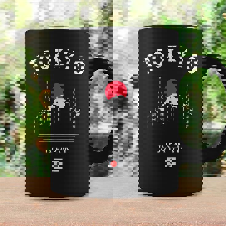 東京 日本 国旗 東京スカイライン ミニマリスト お土産 コーヒーマグ ギフトのアイデア