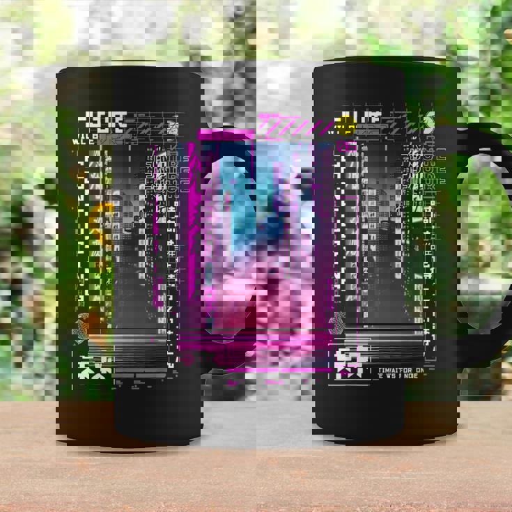 東京サイバーパンク ヴェイパーウェーブ 日本のレトロな雰囲気の美学 コーヒーマグ ギフトのアイデア