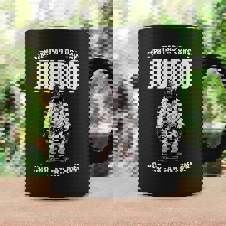 柔道ゴリラ かわいい日本の柔道家 コーヒーマグ ギフトのアイデア