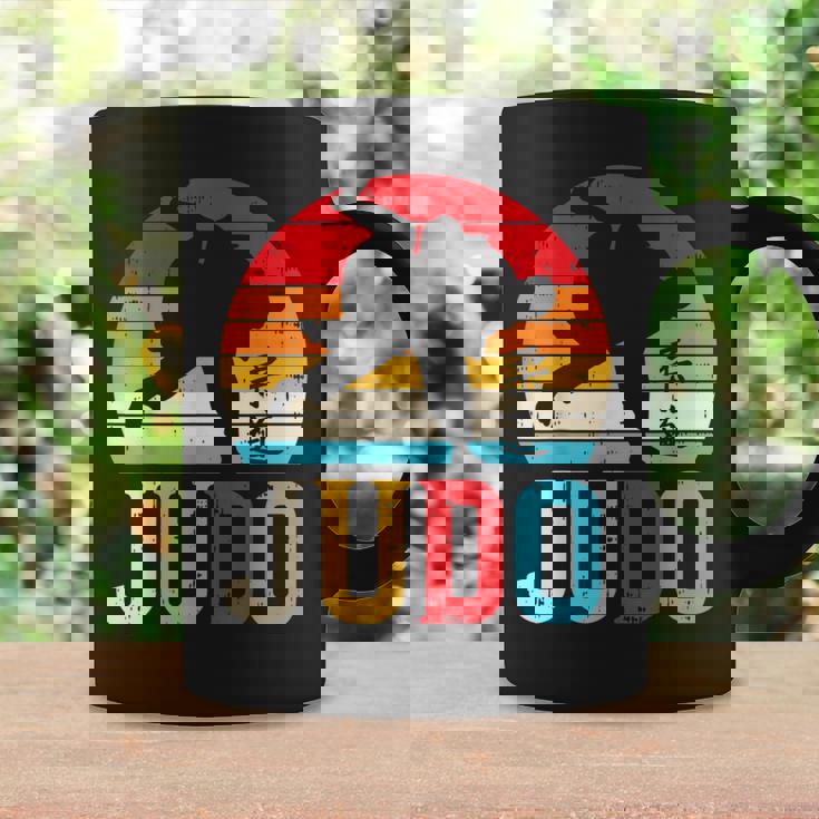 柔道投げ レトロ 日本の格闘技 柔道家 ファイター ギフト コーヒーマグ ギフトのアイデア