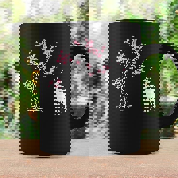 柴犬の桜hiba Inu Japanese Cherry Blossomakura コーヒーマグ ギフトのアイデア