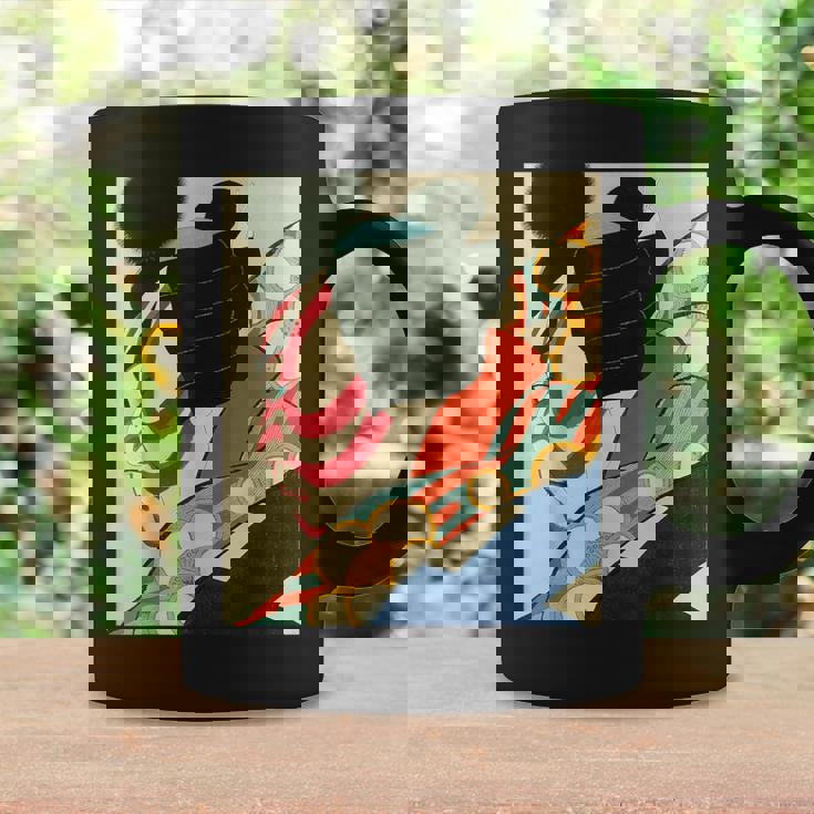 歌舞伎 かぶき 役者 日本美術 浮世絵 役者絵 名取春仙 七世松本幸四郎 梅王 コーヒーマグ ギフトのアイデア