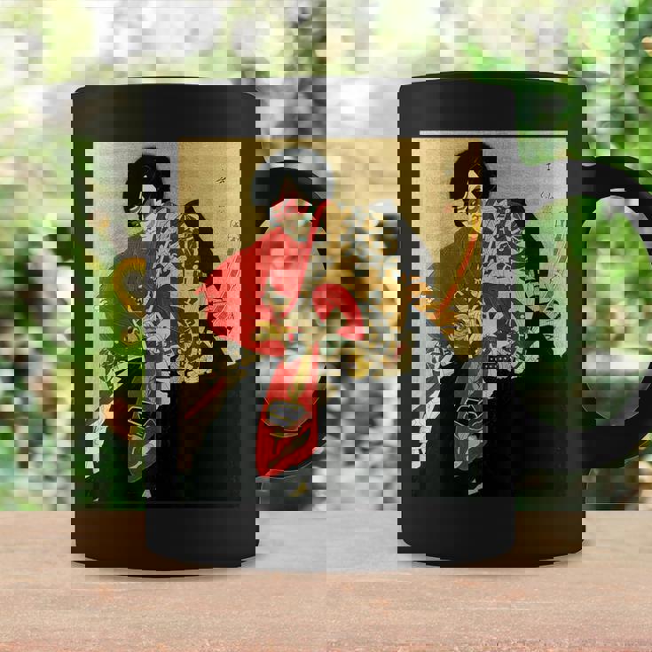 歌舞伎 俳優 日本劇出演者 四世片岡市蔵 上使の弁慶 役者絵 コーヒーマグ ギフトのアイデア