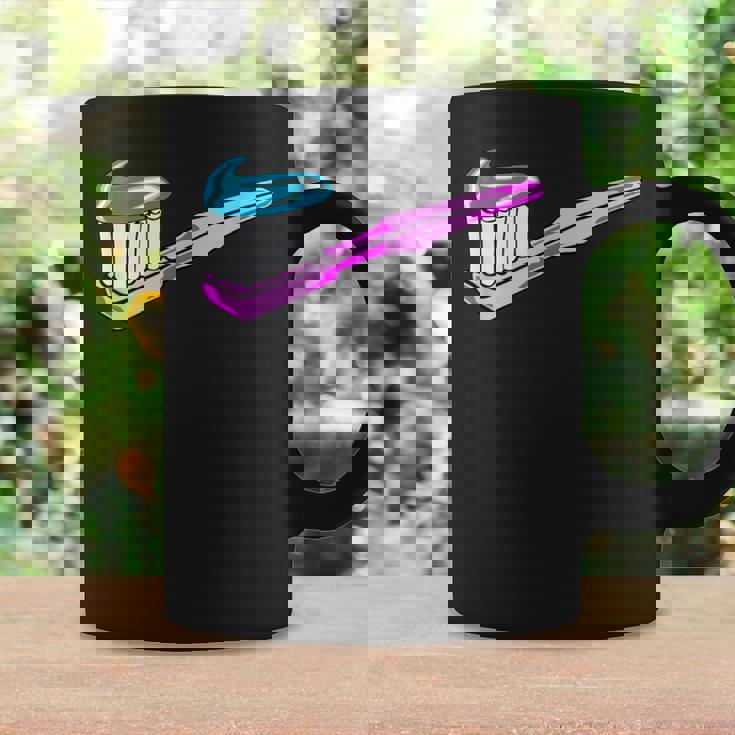 歯磨き粉付きピンク歯ブラシ コーヒーマグ ギフトのアイデア