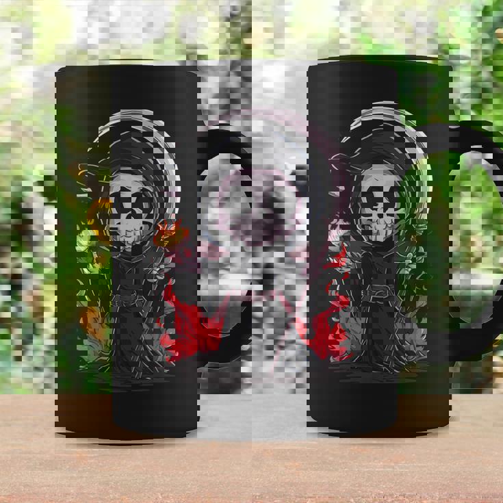 死神 スケルトン ハロウィン コスチューム 不気味 怖い コーヒーマグ ギフトのアイデア