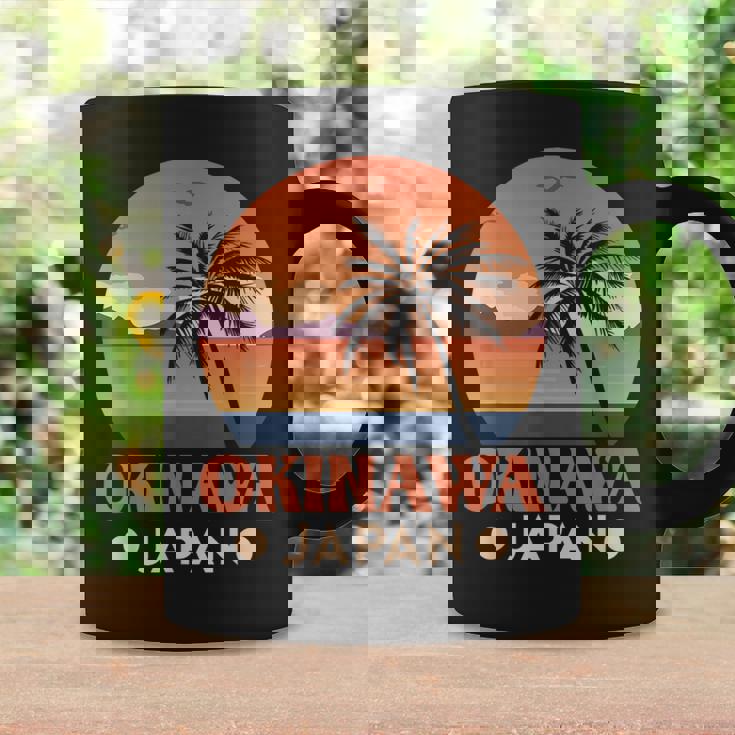 沖縄 Japan ヤシの木 夏休み 日本観光 コーヒーマグ ギフトのアイデア