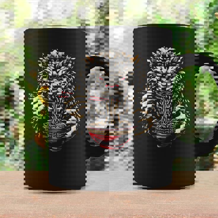 沖縄ジャパン シーサー ガーディアン ライオン ラーメン 沖縄土産 コーヒーマグ ギフトのアイデア