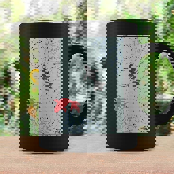 涼風2－いつかの雨上がり－ 金魚 波紋 夏 風 納涼 シック 和風 和柄 シンプル レトロ メンズ レディース キッズ コーヒーマグ ギフトのアイデア