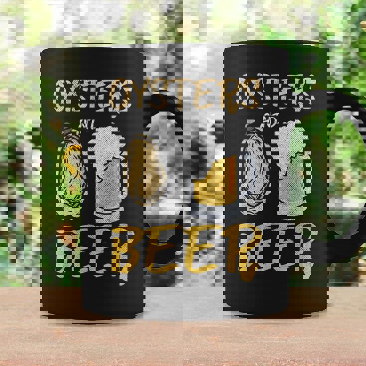 牡蠣とビール コーヒーマグ ギフトのアイデア