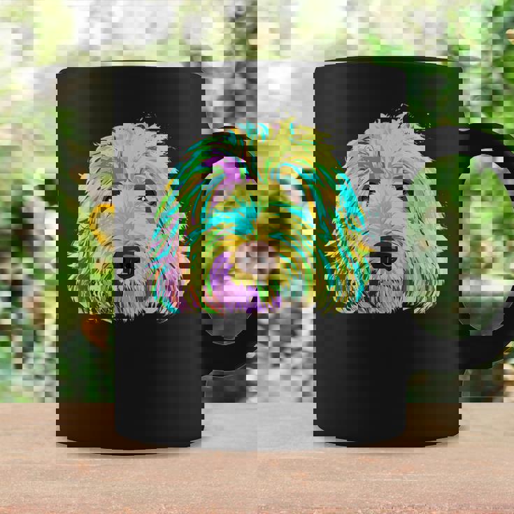 犬 カラフル ラブラドゥードル コーヒーマグ ギフトのアイデア