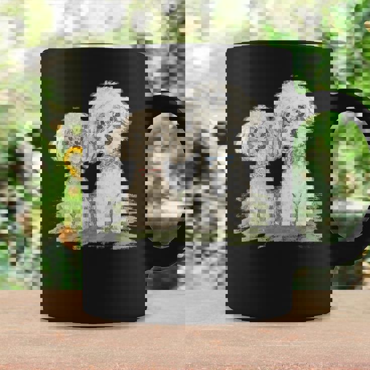 犬 トイプードル かわいい いぬ 子犬 ペット おもしろ 動物 イラスト コーヒーマグ ギフトのアイデア