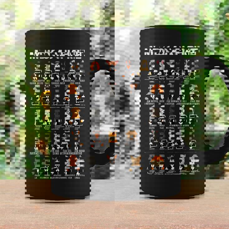 犬の種類 アルファベットa-Z Abc 犬の識別 コーヒーマグ ギフトのアイデア