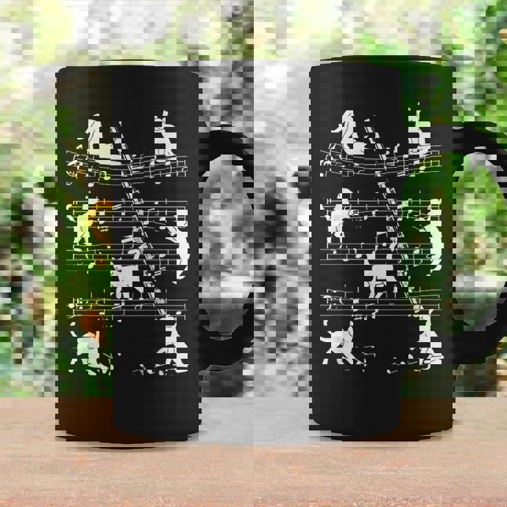 猫好きフルート奏者のためのフルート猫。 コーヒーマグ ギフトのアイデア