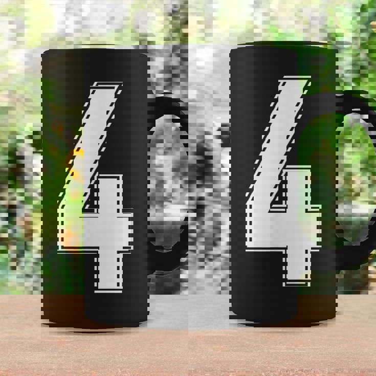 番号4 Fourports アスレチック チーム ジャージー バーシティ ユニフォーム コーヒーマグ ギフトのアイデア