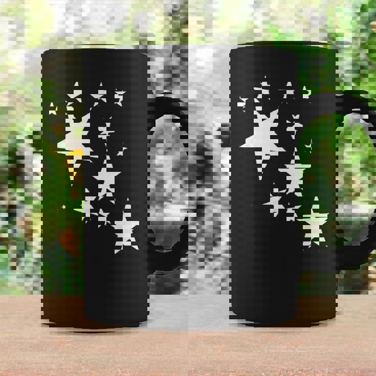 白い星 星柄 デザイン コスチューム ギフト 男性 女性 子供 コーヒーマグ ギフトのアイデア