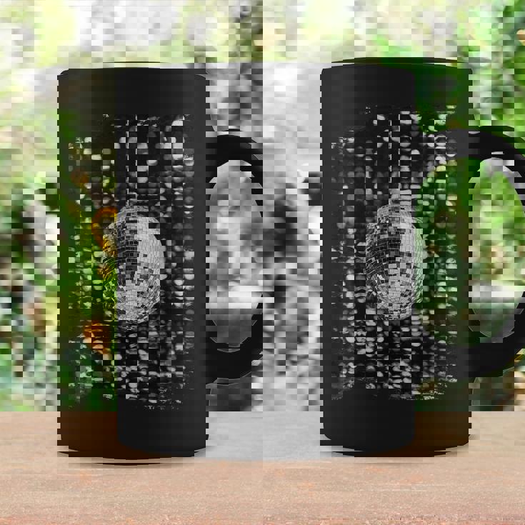 白黒ディスコボール クラブ レトロ コーヒーマグ ギフトのアイデア