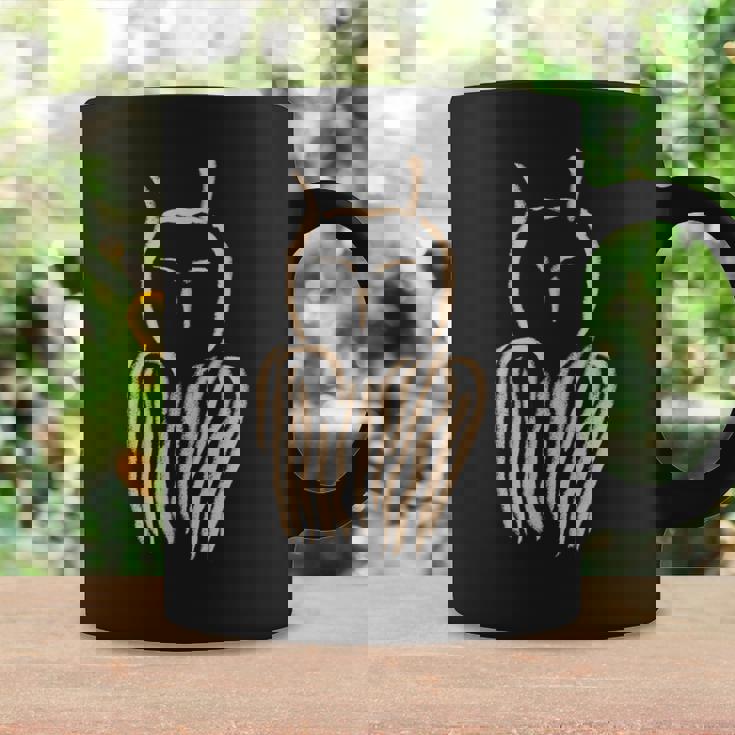 石器時代の洞窟壁画 フクロウの洞窟壁画 洞窟壁画 洞窟壁画 コーヒーマグ ギフトのアイデア