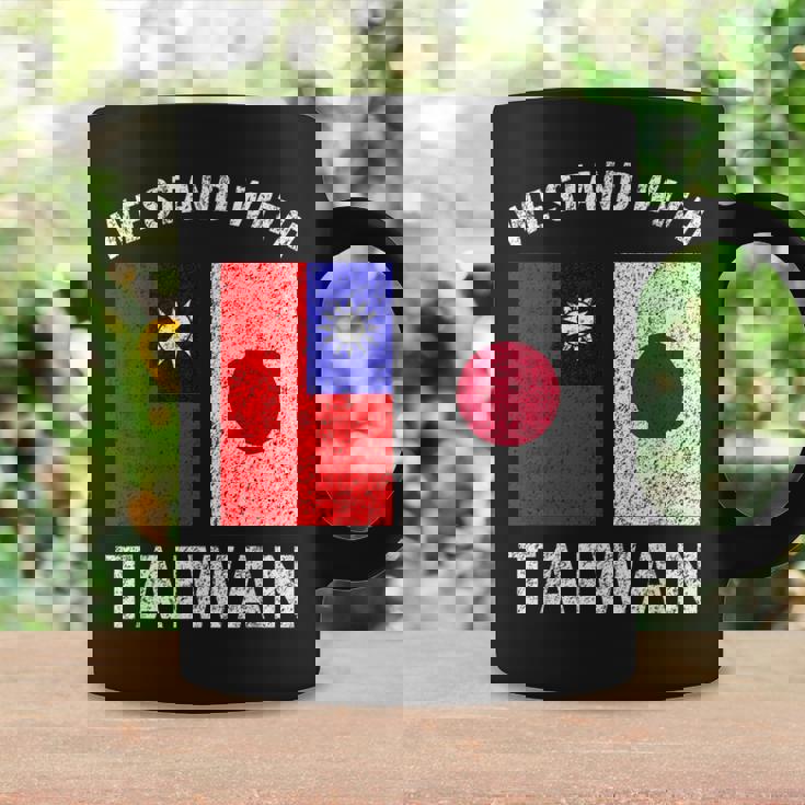 私たちは台湾と一緒に立ちます 日本 コーヒーマグ ギフトのアイデア