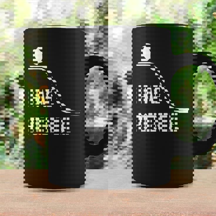 私には潜在的なエネルギーがあります-面白い物理学 コーヒーマグ ギフトのアイデア