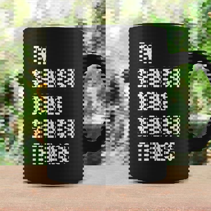 私はhinichiです。Shinichi が行うことを行う。 コーヒーマグ ギフトのアイデア