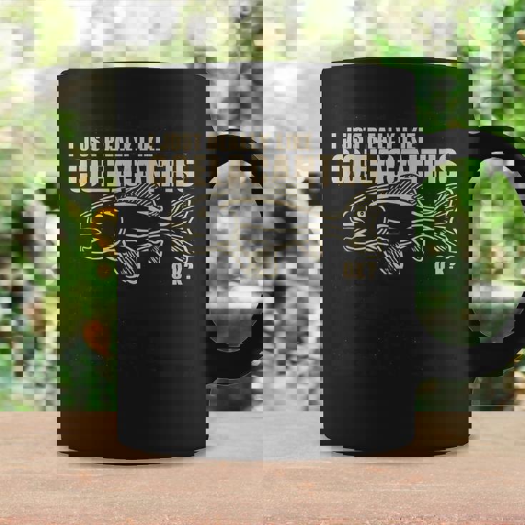 私はシーラカンスが本当に好きですok コーヒーマグ ギフトのアイデア