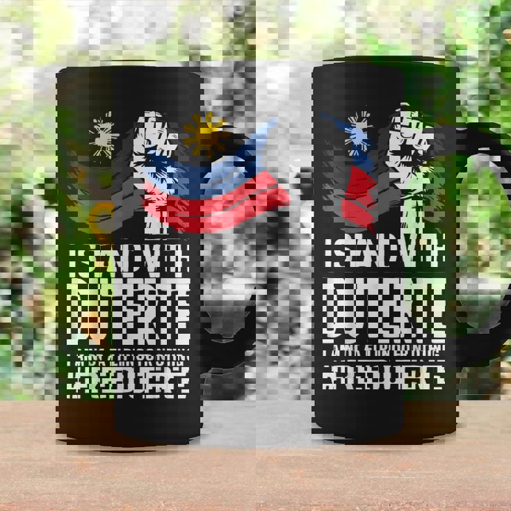 私はドゥテルテを支持します。私は何の理由もなくフィリピン人ではありません-無料prrd コーヒーマグ ギフトのアイデア