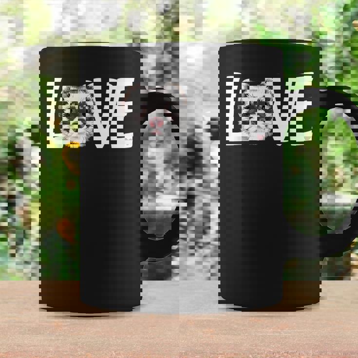 私はフェレットが大好きです Love Ferret コーヒーマグ ギフトのアイデア