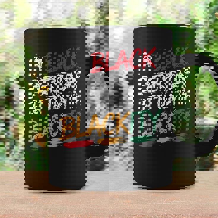 私は毎日黒人だけど今日は黒人黒人ジューンティーンス コーヒーマグ ギフトのアイデア