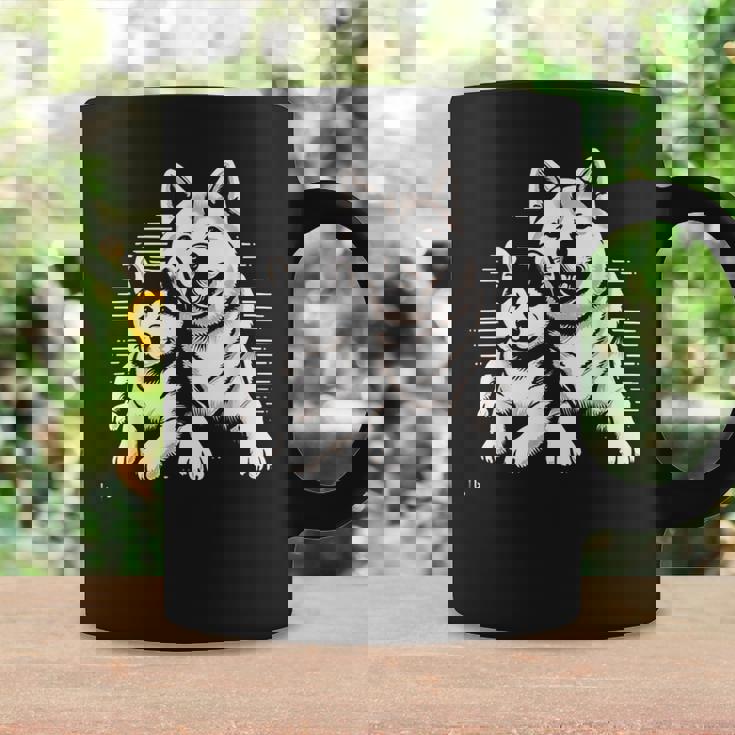 秋田犬 グラフィックtシャツ レディース メンズ コーヒーマグ ギフトのアイデア