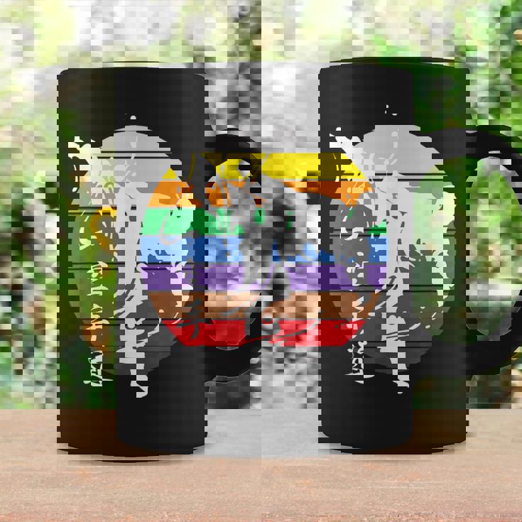 空手道 すべての帯色 横蹴 格闘技 スポーツ 運動選手 空手選手 コーヒーマグ ギフトのアイデア