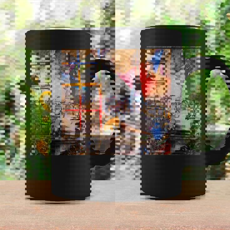 窓を通るパリ マルク・シャガール コーヒーマグ ギフトのアイデア