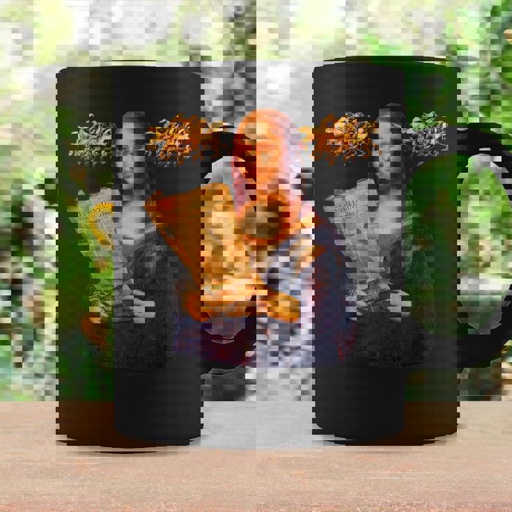 競馬 馬tシャツ モナリザ おもしろ ウマ レース 馬 乗馬 競馬 面白いtシャツ メンズ グッズ ネタ 大人 男性 コーヒーマグ ギフトのアイデア