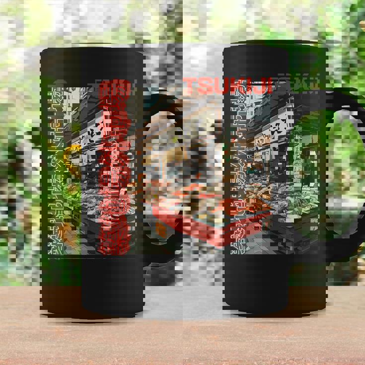 築地魚市場 日本 東京撮影 海鮮屋台 コーヒーマグ ギフトのアイデア