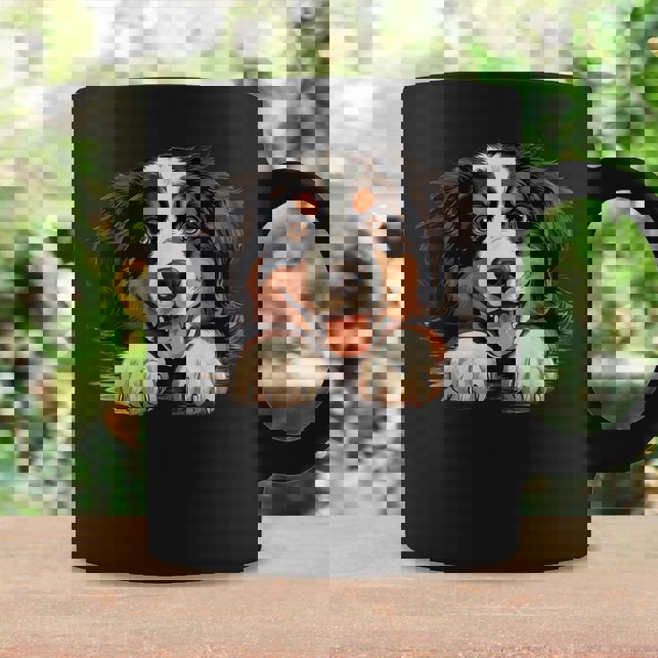 素敵で面白い覗き見犬 バーニーズマウンテンドッグ コーヒーマグ ギフトのアイデア