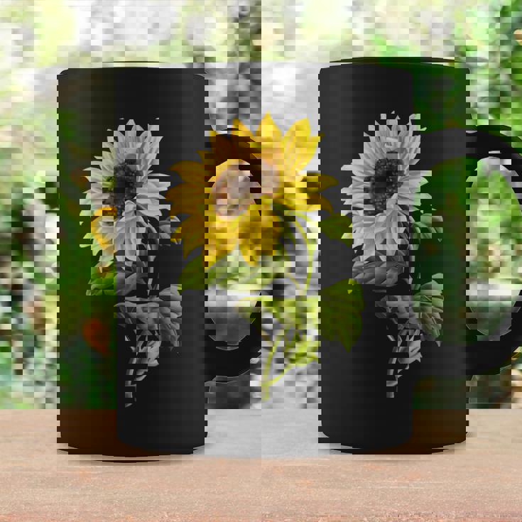 素敵なかわいいヒマワリの植物の花のアートワーク コーヒーマグ ギフトのアイデア