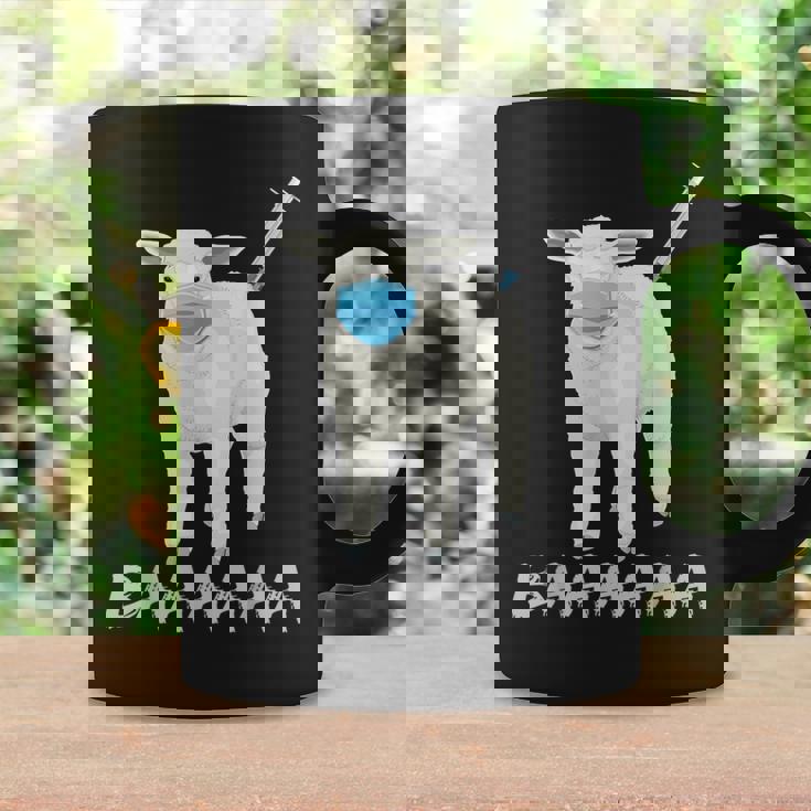 羊または羊 ワクチン防止マスク コーヒーマグ ギフトのアイデア