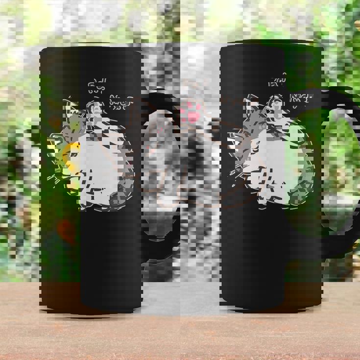 肉球を見せる猫ちゃん キジ白猫 猫好き 動物 かわいい おもしろ ネタ コーヒーマグ ギフトのアイデア