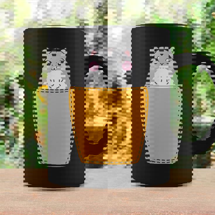 胸ポケットにハムスター コーヒーマグ ギフトのアイデア