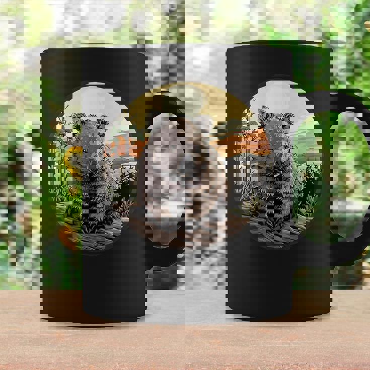 自然の中のウォンバット、ウォンバット コーヒーマグ ギフトのアイデア