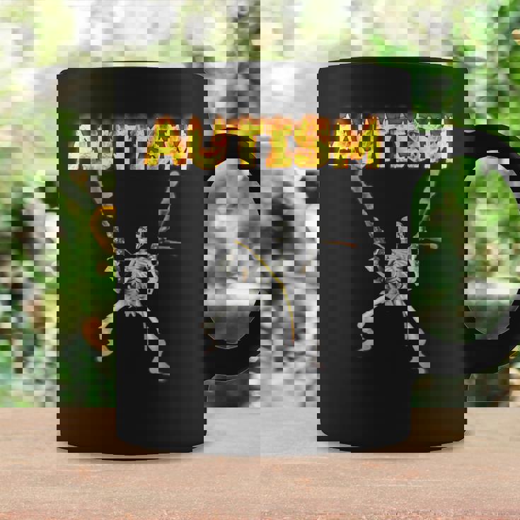 自閉症スケルトンミーム コーヒーマグ ギフトのアイデア